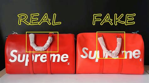 supreme ss17 waist bag real vs fake|authentic supreme vs fake logo.